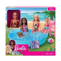 Mattel barbie piscina wdoll blonde Bambini & famiglia Console,  giochi & giocattoli