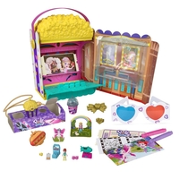 Mattel playset mattel gvc96 polly pocket cinema popcorn Bambini & famiglia Console,  giochi & giocattoli