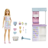 Mattel playset mattel hcn46 barbie la gelateria Bambini & famiglia Console,  giochi & giocattoli