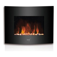 Melchioni termoconvettore melchioni 158640051 wallflame mini nero Termoventilatori Climatizzazione