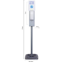 Metodo colonna con dispenser automatico COLONNA CON DISPENSER AUTOMATICO Igiene sapone e medicali Ufficio cancelleria