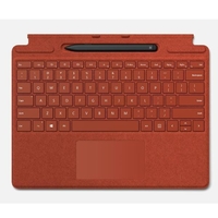 Microsoft surface pro keyboard poppy red bundle srf pro sig kb bundle red Surface Pro Keyboard Poppy red Bundle