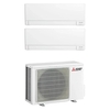Mitsubishi clima condizionatore fisso dual mitsubishi plus msz ay 25+25 white white Condizionatori fissi Climatizzazione