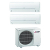 Mitsubishi clima condizionatore fisso dual mitsubishi smart msz hr 25+35 bianco bianco