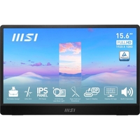 Msi mon 15, 6 ips mm hdmi 2usb c 2y msi pro mp161 black/silver Monitor Informatica