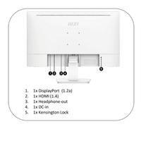 Msi mon 27ips hdmi wh mm fhd usb msi pro mp273w white 16:9 Monitor Informatica