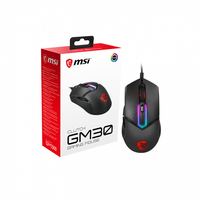 Msi mouse clutch gm30 wired rgb mouse clutch gm30 black MOUSE CLUTCH GM30 WIRED RGB Componenti Informatica