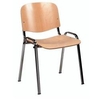 Mstyle cf2 stella f.cromato legno nat sedie operative Arredo e complementi Ufficio cancelleria