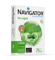 Navigator navigator eco-logical a3 cf5rs ecologic 75gr Navigator ECO-LOGICAL A3 Carta per fotoriproduttori Ufficio cancelleria