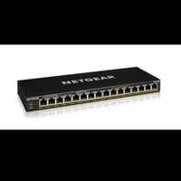 Netgear switch 16p gigab poe rack mountable &desktop GS316P-100EUS - Netgear Switch Unmanaged Networking Informatica