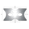 Newstar fpma-vesa400 neomounts by vesa conversion plate FPMA-VESA400 Tv - accessori Tv - video - fotografia