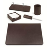 Niji 60269 set scrivania 5 pezzi marrone 60269 Accessori scrivania e ambiente Ufficio cancelleria