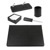 Niji 60270 set scrivania 5 pezzi nero 60270 Accessori scrivania e ambiente Ufficio cancelleria