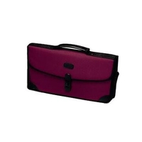 Niji niji 116-bx cartella tessuto nero,  bordeau