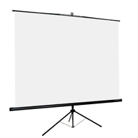 Nilox 1:1 150x150 screen on tripod economy Videoproiettori teli Tv - video - fotografia
