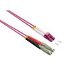 Nilox cavo jumper 50/125µm om4,  lsh/lc,  upc polish,  lsoh,  viola,  1 m Cavi - accessori vari Informatica