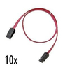 Nilox cavo sata 7pin 0, 5mt 10pezzi NX090305118 Cavi - accessori vari Informatica
