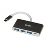 Nilox docking station usb c + 3 a 3.0 Notebook Informatica