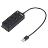 Nilox hub 4 porte usb 3.0 con switch Networking Informatica