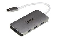 Nilox HUB USB 3.1 TYPE C 4 PORTE USB Notebook Informatica