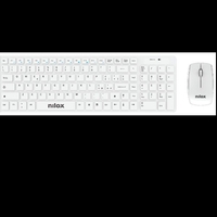 Nilox kit keyb+mouse wireless white KIT KEYB+MOUSE WIRELESS WHITE Componenti Informatica