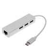 Nilox link adattatore usb-c maschio con presa rete rj45 10/100 + hub 3 porte usb 2.0 Networking Informatica
