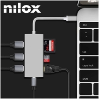 Nilox nilox mini docking station usb-c type-c 3.1 Notebook Informatica