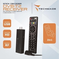 Nilox techmade stick decoder dvb-t2 receiver con uscita hd Decoder Tv - video - fotografia
