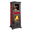 Nordica stufa legna nordica 7111720 gemma forno 5st elegance bordeaux Stufe Climatizzazione