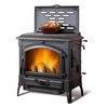 Nordica stufa legna nordica 7119111 isotta con cerchi evo antracite Stufe Climatizzazione