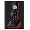 Panasonic cordless panasonic kx tgb610jtr kx tgb610 dect black e red Fissi/cordless Telefonia