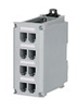 Panduit pann.din per 8 minicom grigio Materiale elettrico Brico giardino animali
