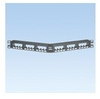 Panduit pannello 1u angolato per 24 rj45u nero PANNELLO 1U ANGOLATO PER 24 RJ45U NERO Materiale elettrico Brico giardino animali