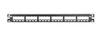Panduit pannello 1u per 24 rj45s minicom nero Materiale elettrico Brico giardino animali