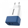 Pantone pantone - usb-a and usb-c wall charger 20w Caricabatterie Tv - video - fotografia
