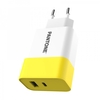 Pantone pantone - usb-a and usb-c wall charger 20w Caricabatterie Tv - video - fotografia