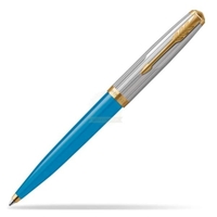 Parker 51 premium turquoise gt penna a sfera Scrittura e correzione Ufficio cancelleria