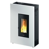 Pegaso stufa pellet pegaso 7020033 madison 5 slim bianco Stufe Climatizzazione