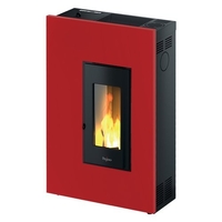 Pegaso stufa pellet pegaso 7020034 madison 5 slim rosso Stufe Climatizzazione