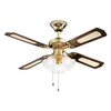 Perenz ventilatore soffitto perenz 7060 ol ottone e legno Ventilatori Climatizzazione