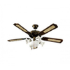 Perenz ventilatore soffitto perenz flux 7066 ob ottone e legno Ventilatori Climatizzazione