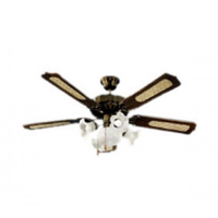 Perenz ventilatore soffitto perenz flux 7066 ob ottone e legno Ventilatori Climatizzazione