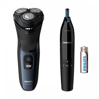 Philips philips rasoio elettrico s3134/57 ricaricabile 3 + rifinitore bundle Piccoli elettrodomestici persona Elettrodomestici