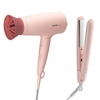 Philips set phon e piastra philips bhp398 00 3000 series styling rosa pastello Piccoli elettrodomestici persona Elettrodomestici