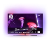 Philips tv philips 55oled857/12 ambilight android tv oled uhd metallo cromato Tv led / oled Tv - video - fotografia