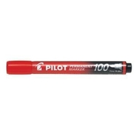 Pilot permanent marker cf15 5 mark 100/400 ton 4 5mm rosso punta tonda PERMANENT MARKER Scrittura e correzione Ufficio cancelleria