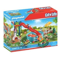 Playmobil festa in piscina con scivolo Bambini & famiglia Console,  giochi & giocattoli