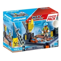 Playmobil starter pack cantiere con montacarichi Bambini & famiglia Console,  giochi & giocattoli