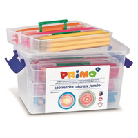 Primo 511maxi12e conf120 matite color jumbo lac.esa primo - didattica 511MAXI12E Ufficio scuola cartoleria Ufficio cancelleria