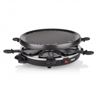 Princess 01.162725.01.001 bistecchiera raclette 6 grill party griglia 30cm 800w Cottura Elettrodomestici